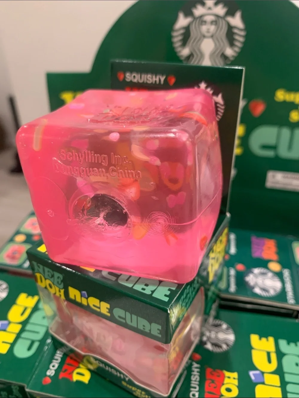 Needoh clear pink
